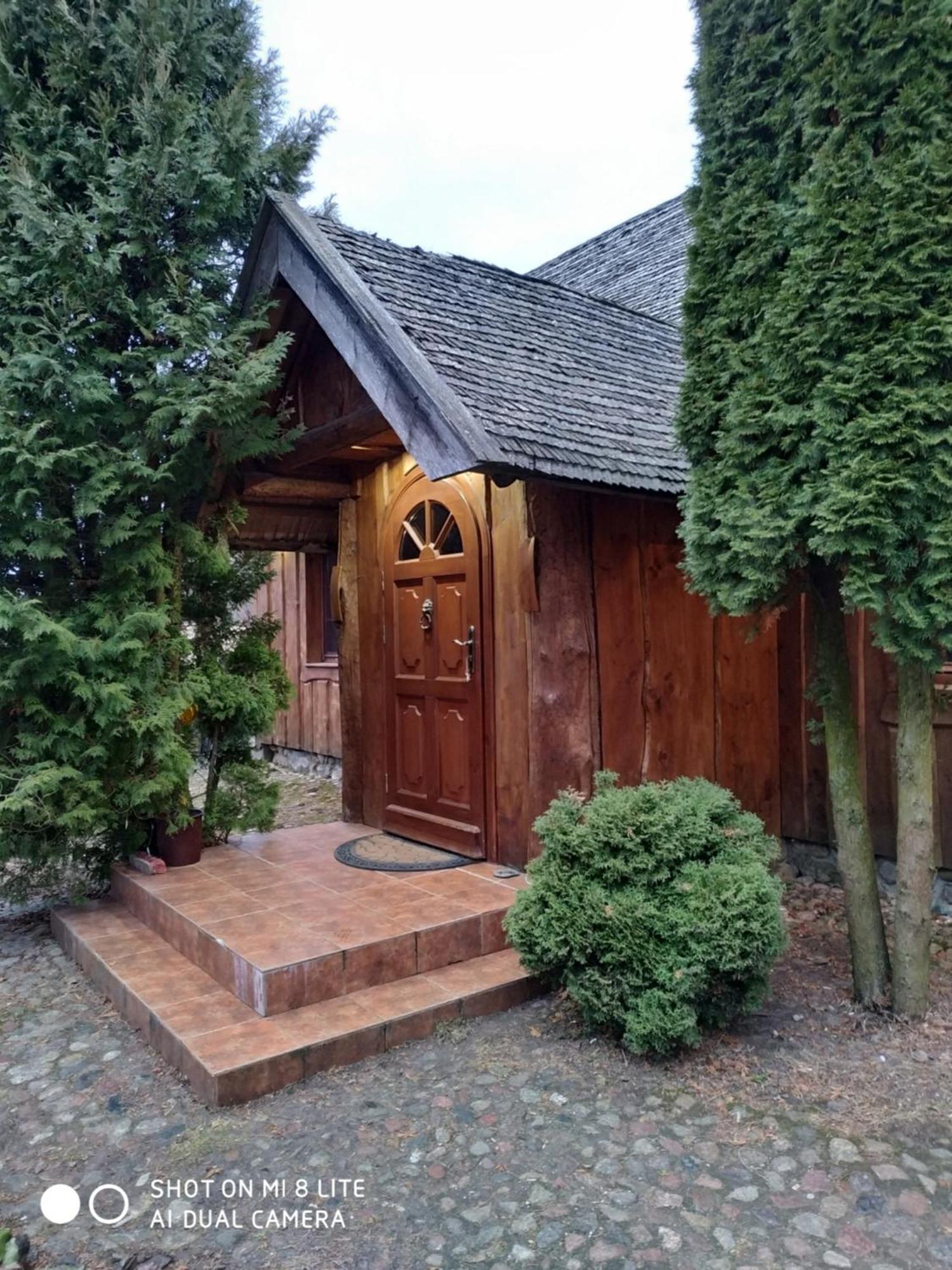 Dom Z Sauna - Lugiele Dzierwiany Exterior foto