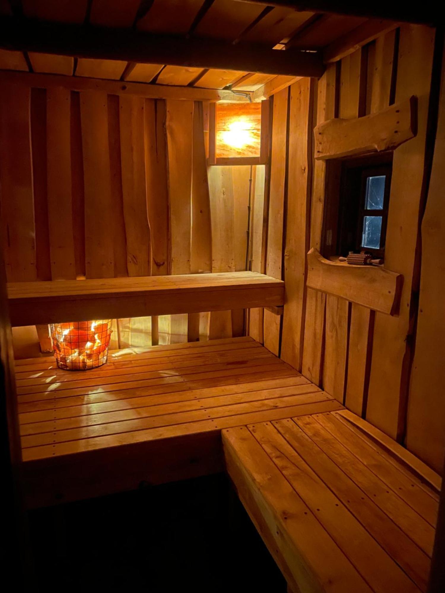 Dom Z Sauna - Lugiele Dzierwiany Exterior foto