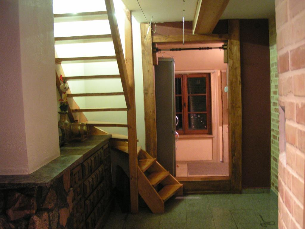 Dom Z Sauna - Lugiele Dzierwiany Exterior foto