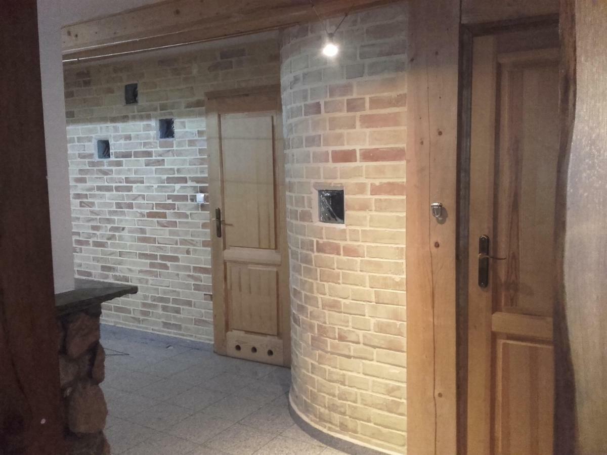 Dom Z Sauna - Lugiele Dzierwiany Exterior foto